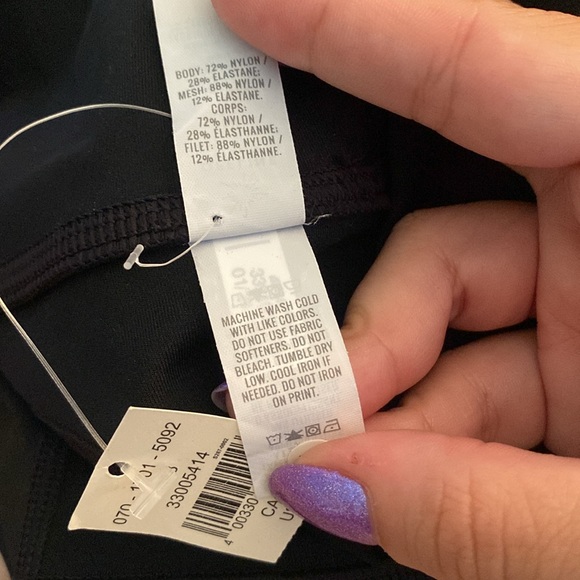 OFFLINE By Aerie Goals High Waisted Pocket 7/8 Legging in Black Size S - Picture 11 of 12